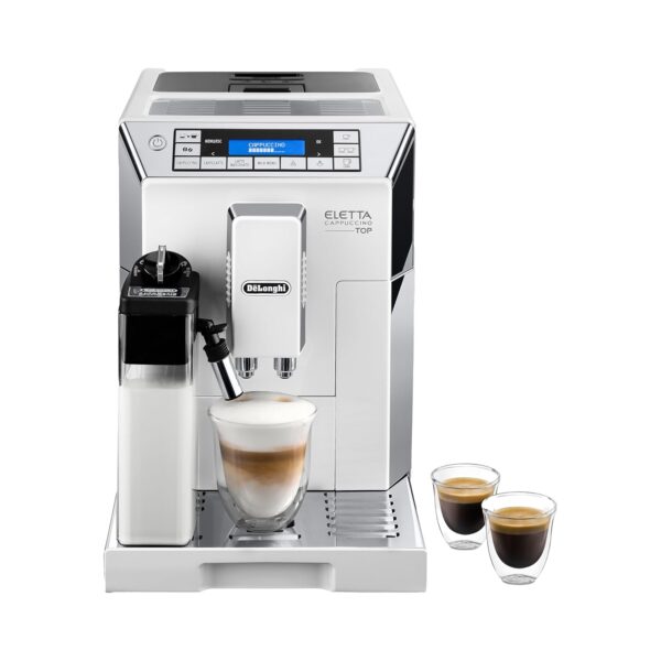 Eletta Cappuccino TOP
ECAM45.760.W
DeLonghi Fully-Automatic Coffee Machine