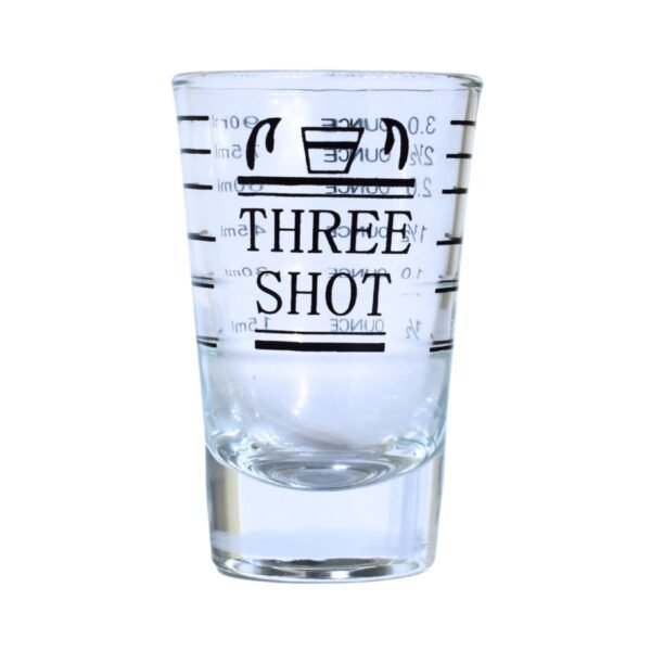 three shot glass