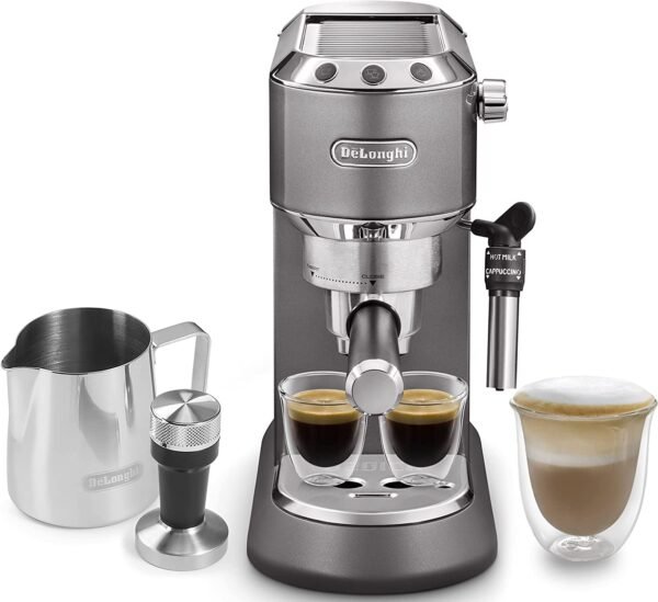 EC785.GY
Dedica Metallics
Manual espresso makers