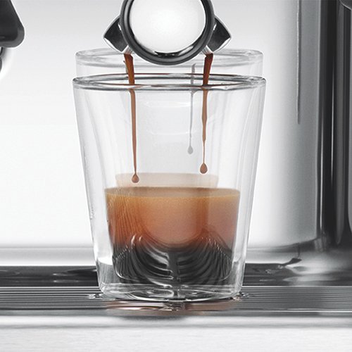 pouring coffee in glass